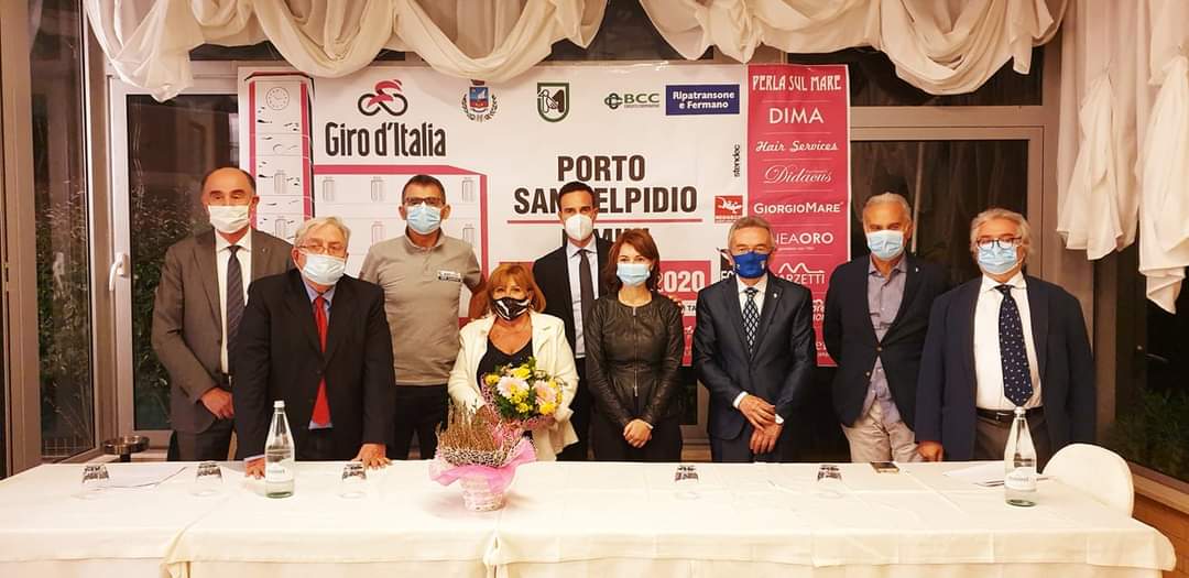 Giro d'Italia 2020, le autorità di Porto Sant'Elpidio alla presentazione della tappa